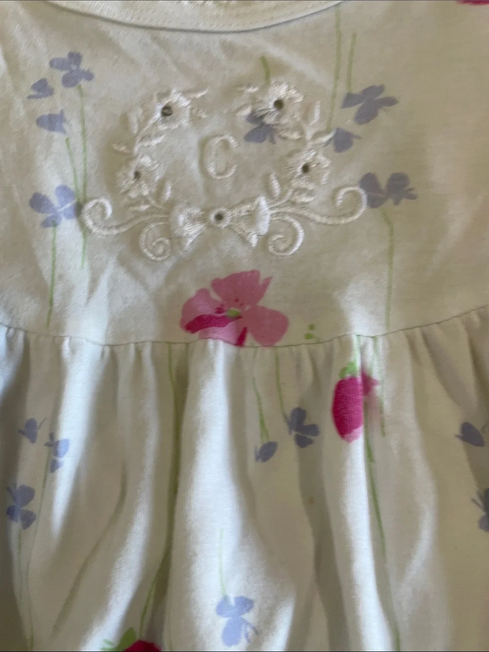 Calida White Cotton nightgown- Small - Picture 6 of 14